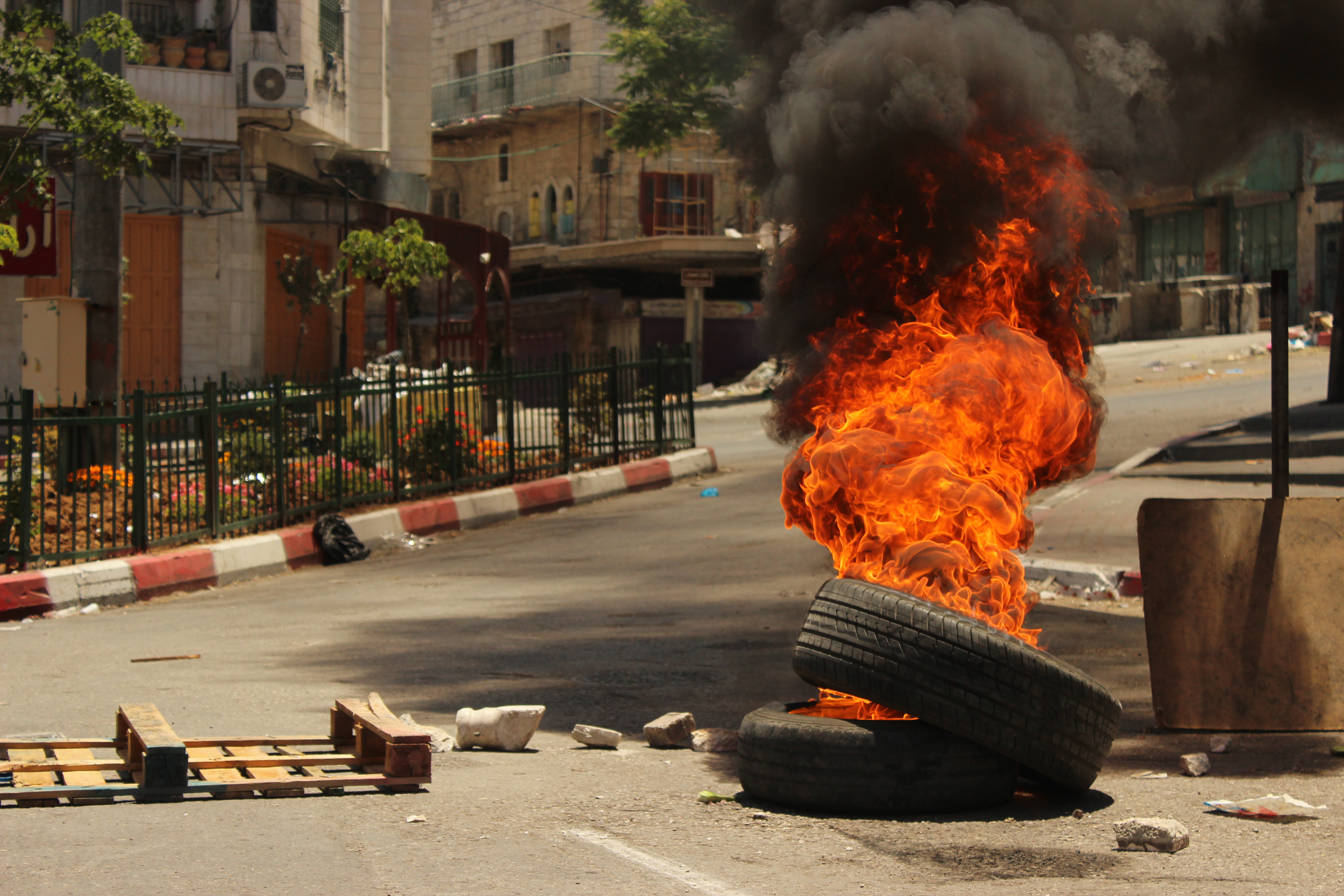 Two shot in Hebron as Israeli forces clash with protesters during general strike