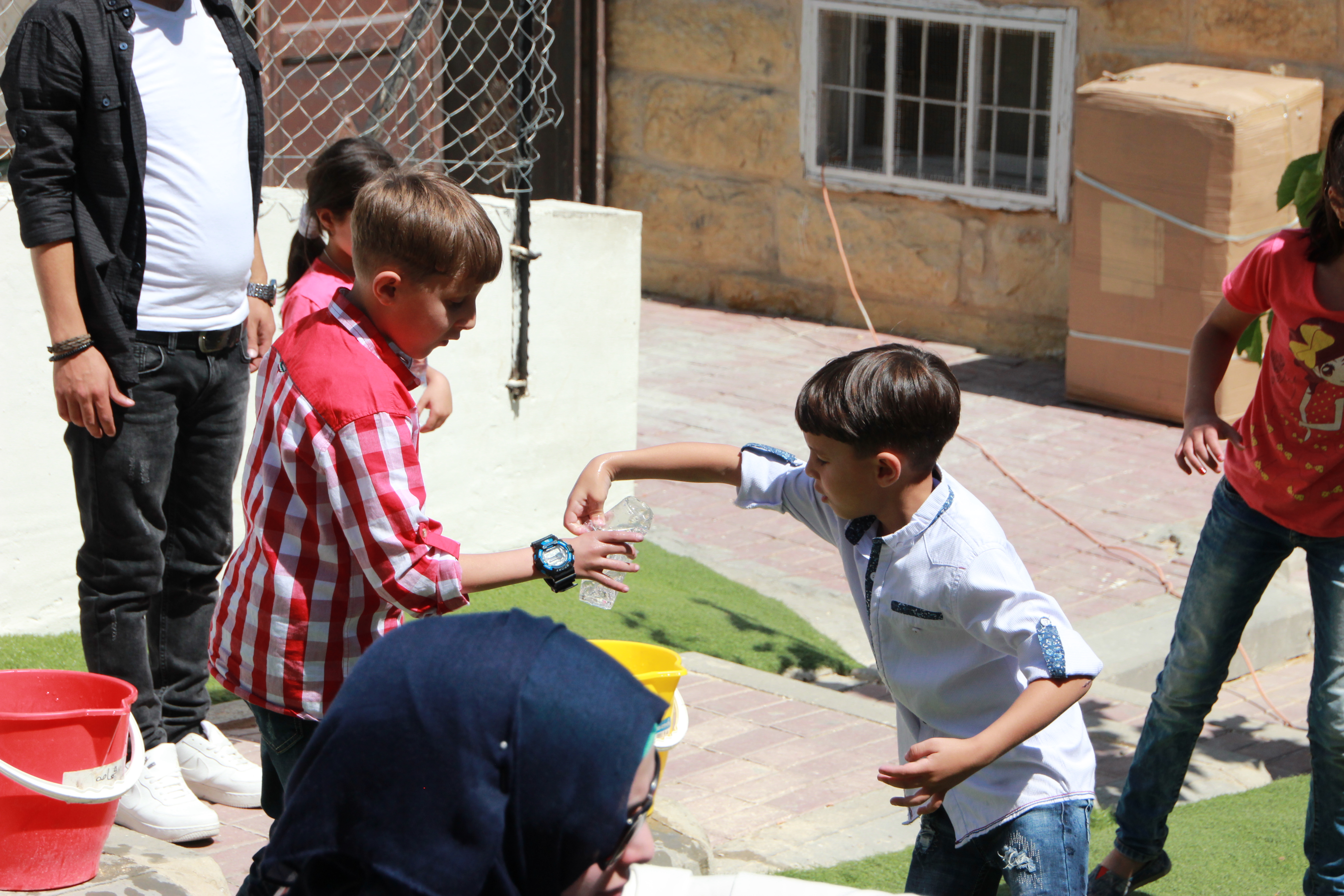 Eid celebration for children in Tel Rumeida, occupied Hebron