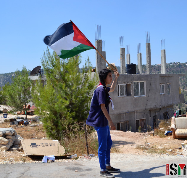 Protest against house demolition in al-Walaje