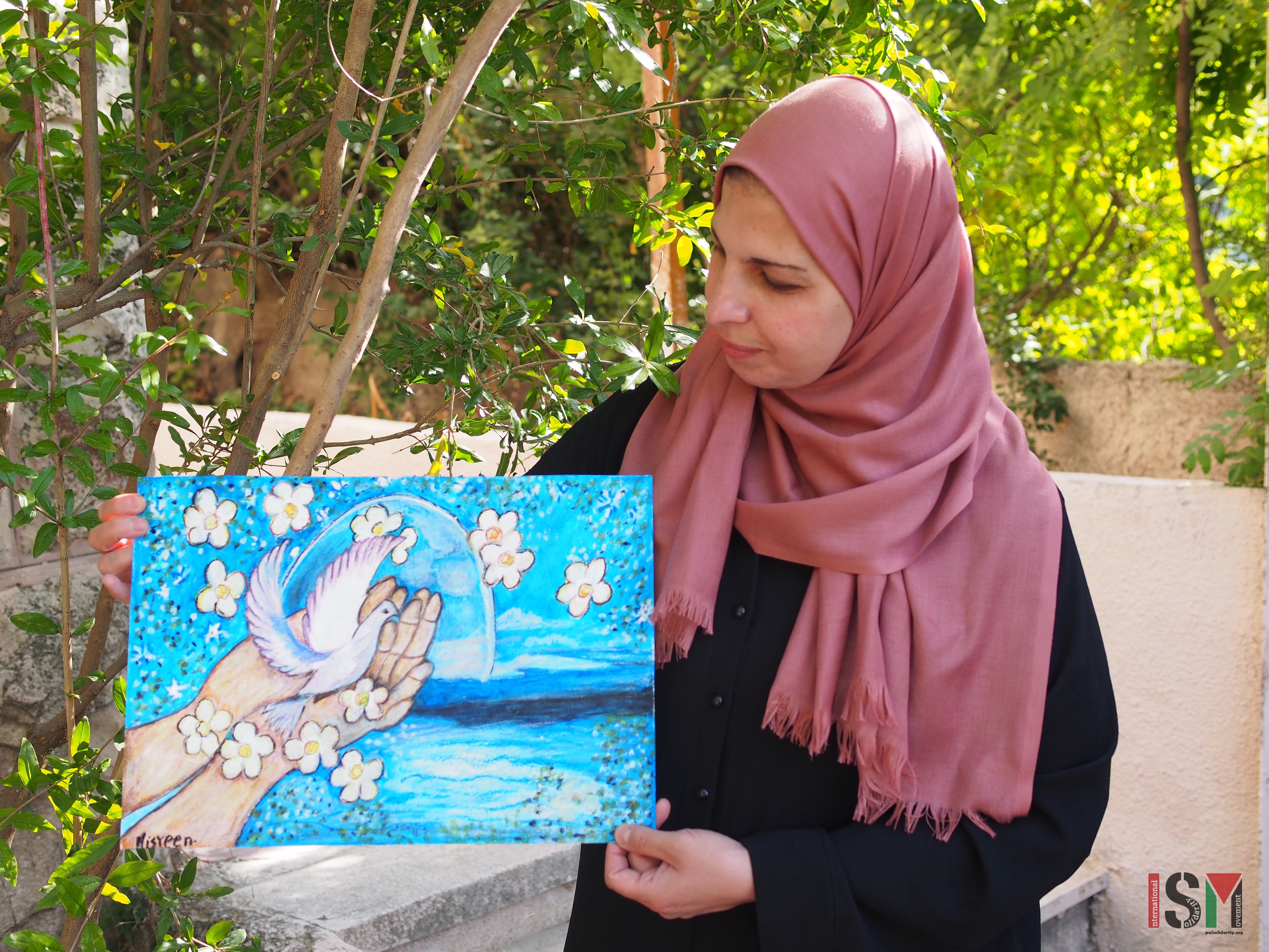 ‘I am here, I resist’: ISM catches up with Nisreen Azzeh, who uses her artwork to resist against the brutal Israeli occupation of her homeland