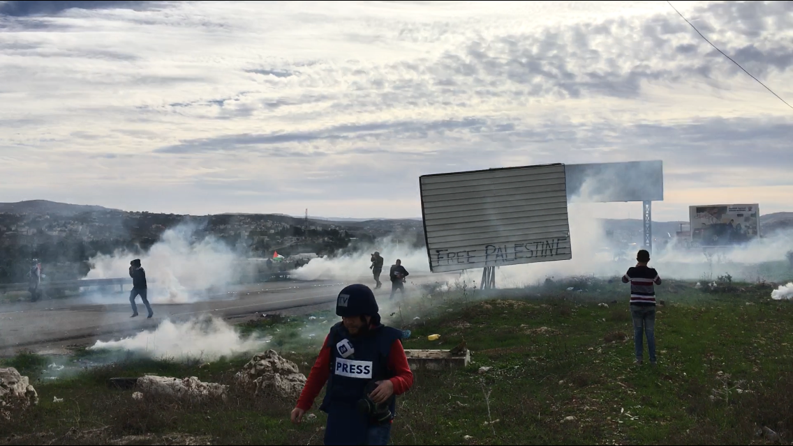 Once again, a non-violent, Palestinian-lead demonstration was met with Israeli Police violence.