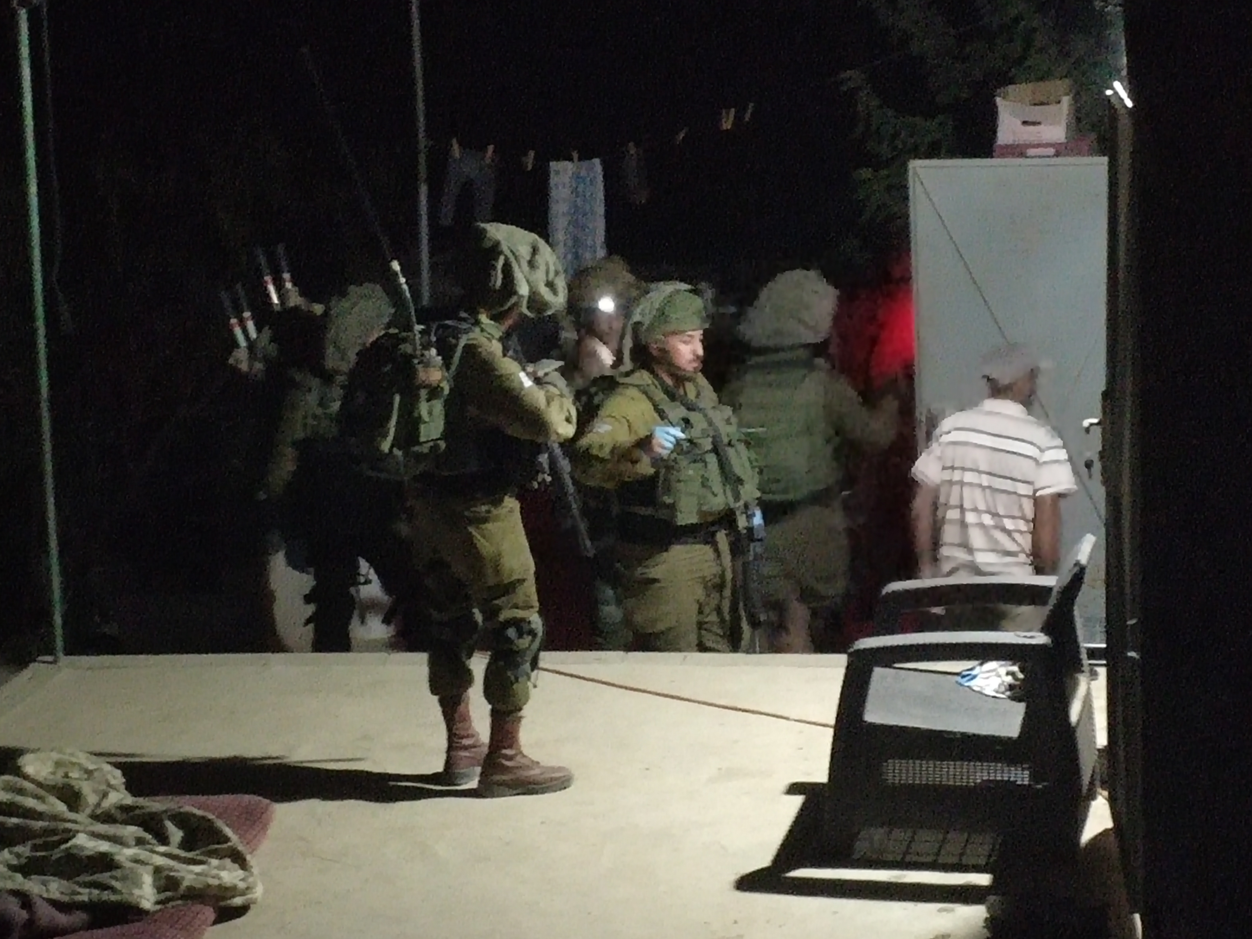 Israeli soldiers raided 8 villages from midnight to early morning, awaking residents and searching houses without giving a reason or warrant.