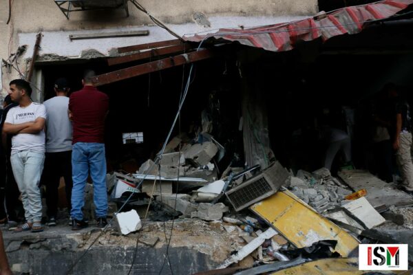 Destruction in Nur Shams 