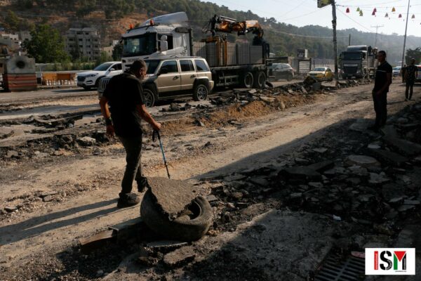 Destruction in Nur Shams 