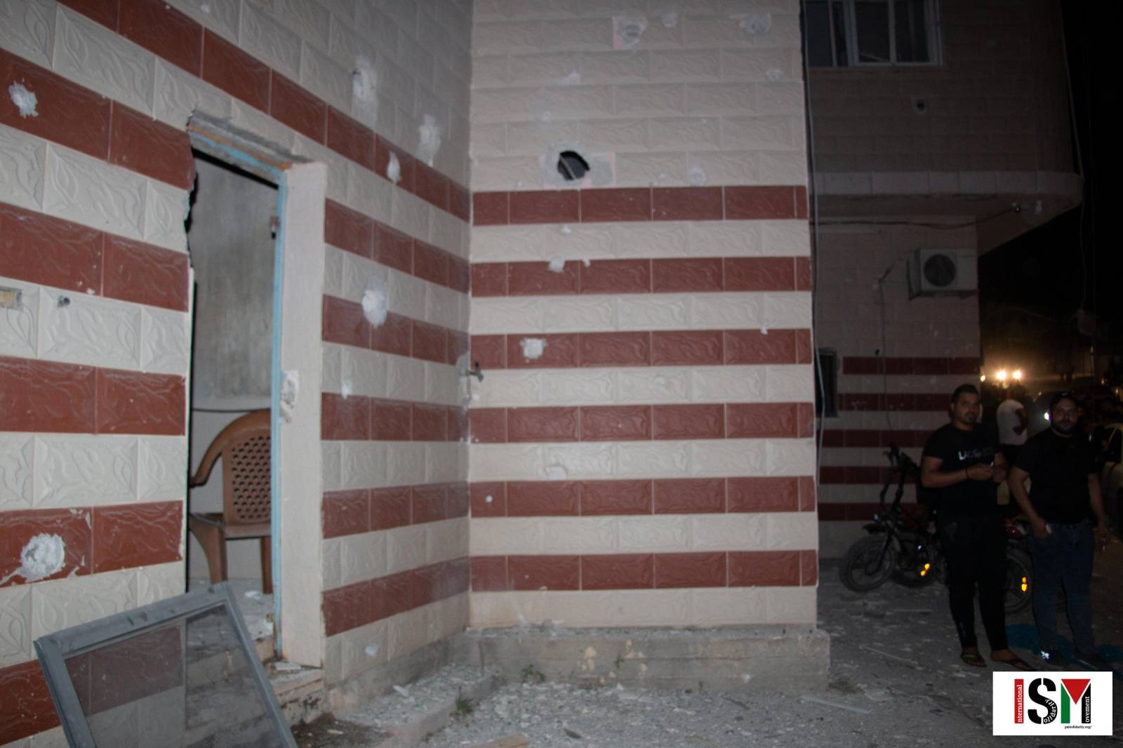 Damage caused by the Iron Dome missile in Beqa Al Sharqiya