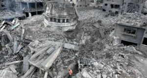 Damage to Ahmed Yassin mosque in Gaza