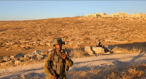 Watch: Israeli soldiers harass Palestinian teenager and try to intimidate internationalists in Masafer Yatta