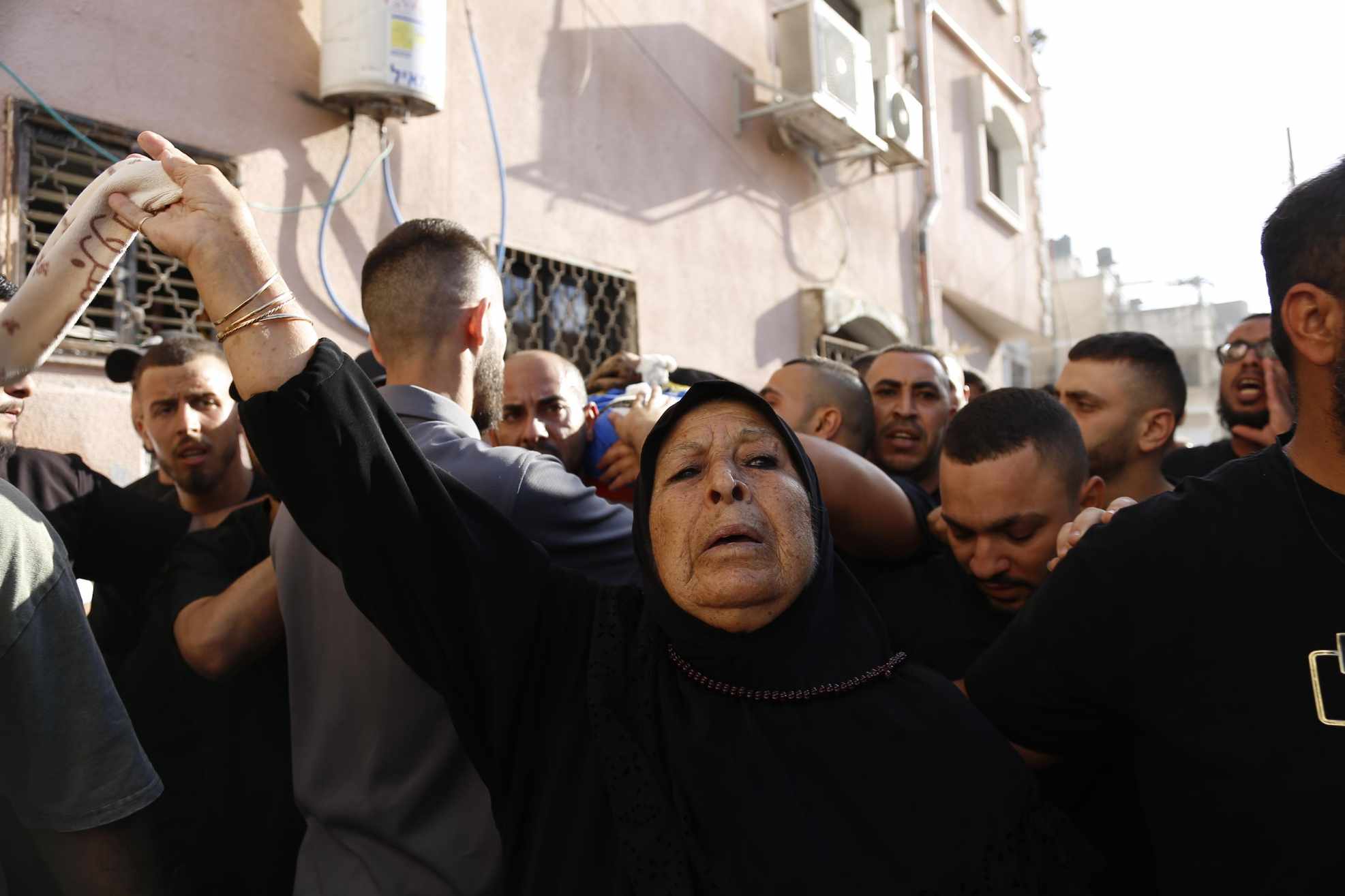 The funeral of a martyr from Nour Shams