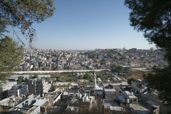 A view over the Nur Shams camp.