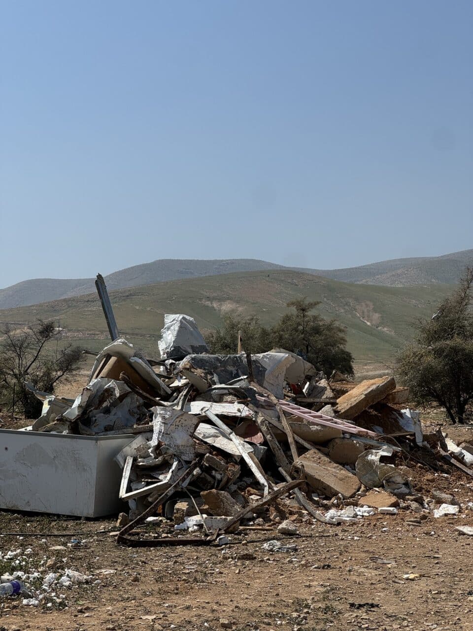 ​​​​​​​Photo: Israel demolishes the last remaining family’s home in Fasayel Al Wusta​​​​​​​, forcibly displacing them.