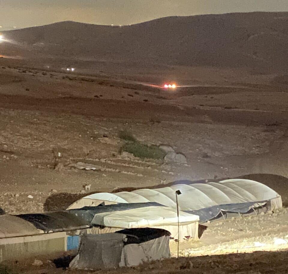 Jordan Valley – Settlers set fire to a field near a family home; then army forbids the family to access their land